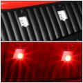 Black Clear Lens 3d Led C-shape Stripe Tail Brake Lights Compatible With Ford F150 97-03 F250-f550 Super Duty 99-07
