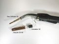 Mig Welding Gun Lincoln Connection 250a 15 Fits Tweco 2 200 250l K533-7 Add 035 Kit