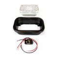 Fortpro 5 16 X 3 7 Amber Rectangular Tail Turn Led Light With 24 Leds And Clear Lens F235289 