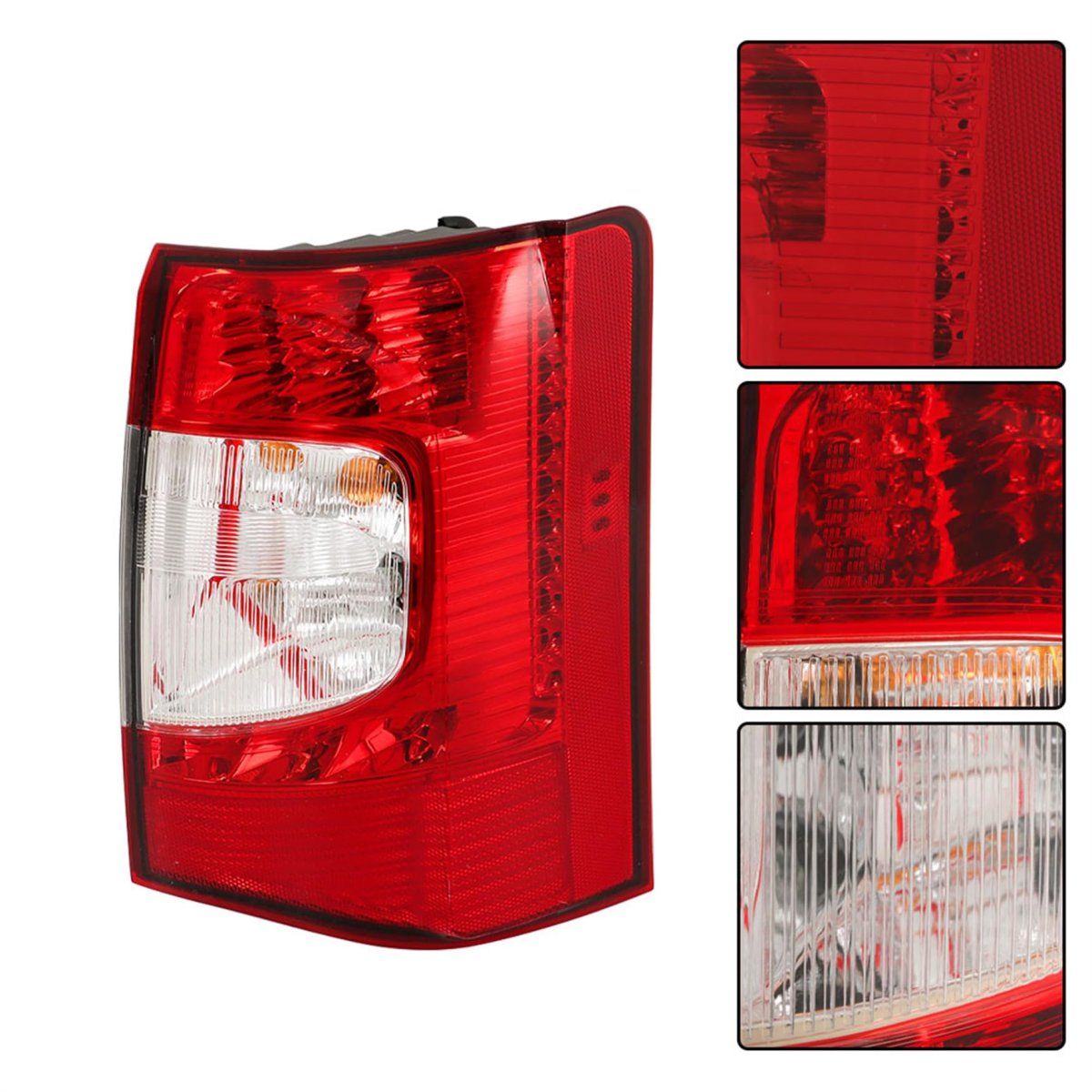 Right Passenger Side Tail Light Assembly For Town And Country 2011 2016 Rear Brake Lamp 5182530ae Ch2801198 5182530ad Red Clear