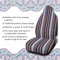 Uxcell 7pcs Blanket Durable Bucket Seat Cover Protector For Car Auto White