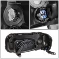 Auto Dynasty Chrome Housing Clear Corner Headlight Head Lamps Tool Kit Compatible With Ford Escape 05-07