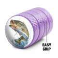 Largemouth Bass Fishing 7 Valve Stem Caps For Tire Rim Wheel Aluminum Purple