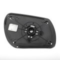 Car Rearview Left Driver Side Mirror Glass Replacement W Backing Plate Convex Heated White For Mazda 3 2003-2008