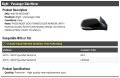 Right Passenger Side Power Mirror Paint To Match With Heated Glass And Turn Signal For 2013-2016 Hyundai Santa Fe From 12 18