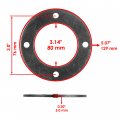 Caltric 3 Deck Spindle Reinforcement Ring Compatible With John Deere 102 105 115 125 135 145 155c