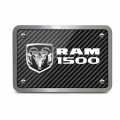 Ipick Image Made For Ram 1500 Uv Graphic Carbon Fiber Look Billet Aluminum 2 X Inch Tow Hitch Cover
