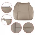 Carbhub Leather Seat Cover Tan For Tundra 2000-2004 Sequoia 2000-2007 Driver Passenger