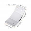 Uxcell 2pcs 135 Degree Angle Aluminum Profile Corner Brackets Brace Joint Connectors For 6060 Series Silver White