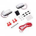 Kuafu Led Roof Marker Lights Compatible With 2007-2021 Chevy Silverado Gmc Sierra 2500hd 3500hd Cab Running Light Clear Lens