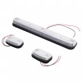 Kuafu Led Roof Marker Lights Compatible With 2007-2021 Chevy Silverado Gmc Sierra 2500hd 3500hd Cab Running Light Clear Lens