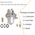 Waltyotur Carb Carburetor With Gasket Replacement For Kawasaki Mule 500 520 550 Kaf300 15003-2178 15003-2589 11009-2939
