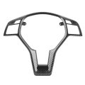 Carbon Fiber Steering Wheel Trim Amg Style 0994640013 Fit For Mercedes C-class E-class Cla Cls Slk 2011-2014 