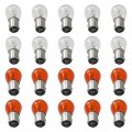 Nghtmre 20pcs 1157 1157na Amber 12v Light Bulb Brake Stop Signal Turn Reverse Tail Lamp 1154 1158 1493 2057