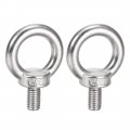 Uxcell Lifting Eye Bolt M10 X 17 8mm Male Thread 304 Stainless Steel For Hanging Pack Of 2