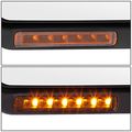Ford F-150 Black Amber Signal Manual Extendable Side Towing Mirrors Right