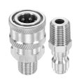 Pressure Washer Adapter 1 4 Npt Male Quick Connect Fittings Kit Stainless Steel Swivel For Power Washers Hose 