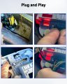 Rear Left Side Tail Light Lamp Bulb Socket Holder Fit For Mercedes-benz C-class C250 C300 C350 C63 Amg 2008-2014 Replace
