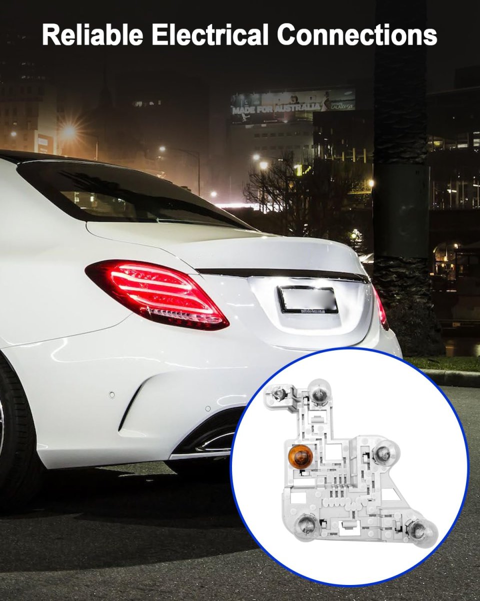 Rear Left Side Tail Light Lamp Bulb Socket Holder Fit For Mercedes-benz C-class C250 C300 C350 C63 Amg 2008-2014 Replace
