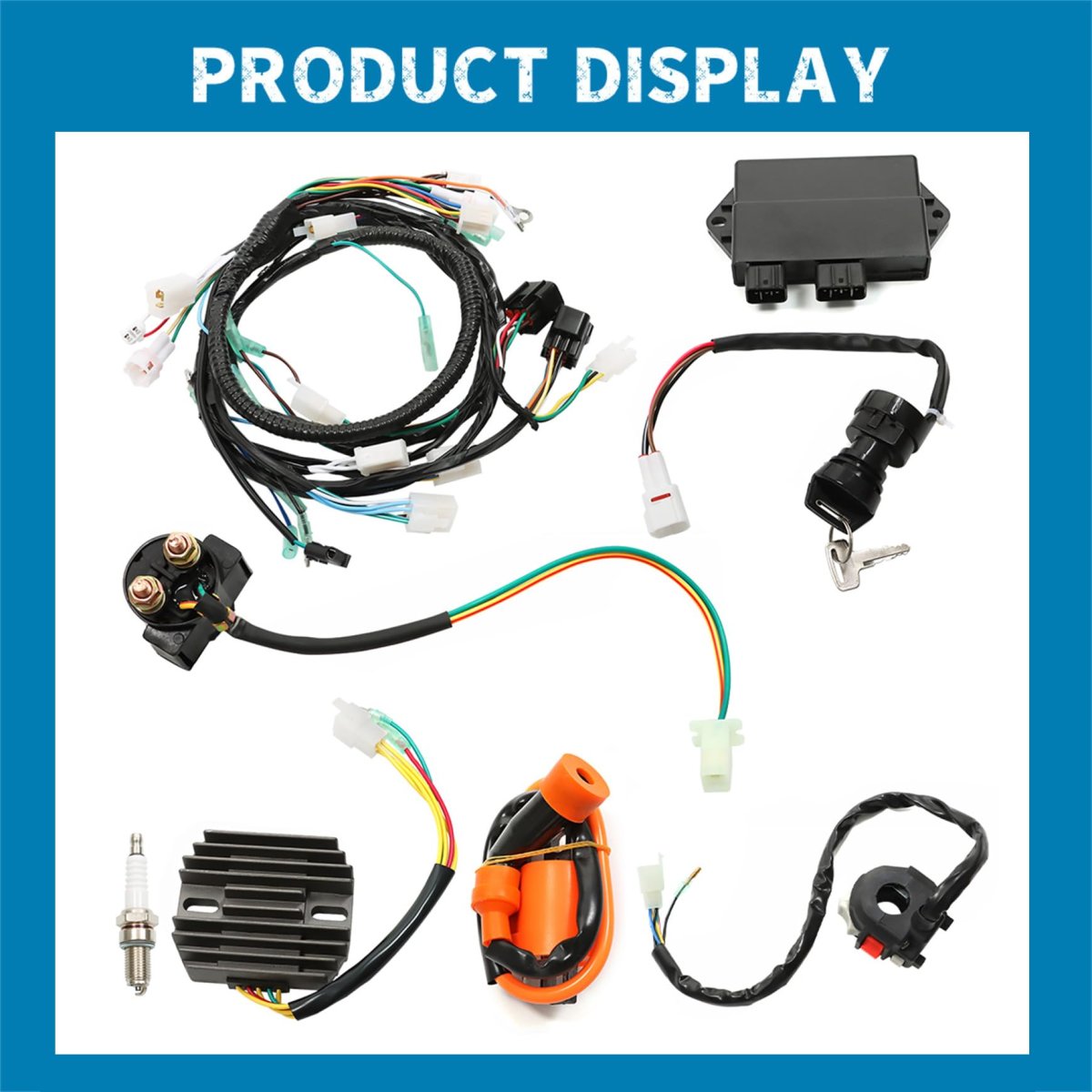 Ignition Coil Cdi Regulator And Wire Harness Replacement For Yamaha Warrior 350 Yfm350x 1997-2001 4gb-82510-00-00