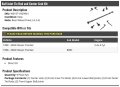 Ball Joint Tie Rod And Center Link Kit 9 Piece Compatible With 1998-2004 Nissan Frontier Rwd 2 4l 4-cylinder