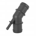 X Autohaux New Radiator Coolant Hose Connector 1j0121087b For Vw Golf Jetta Passat Beetle Eos
