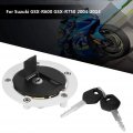 Qiilu Locking Fuel Tank Cap Motorcycle Gas Cover With 2 Keys For Suzuki -r 600 -r750 Sv1000