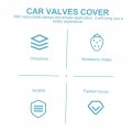 Favomoto 4 Pcs Valve Caps Tire Cover Strawberry Caps Polymer Clay Gas Camoto 4 Pcs Valve Cap Valves Tire Valve Cover Strawberry