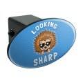 Graphics More Looking Sharp Porcupine Funny Humor Oval Tow Trailer Hitch Cover Plug Insert