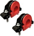Front Code Red Sway Bar Stabilizer Bracket Bushing Kit For Escalade Avalanche Sierra Silverado 1500 2500 3500 Suburban Tahoe 