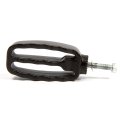 Foot Peg Pedal 073894 Aluminum Classic Style Black With Hex Head Bolt 