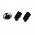 X Autohaux 6 In 1 Car Interior Door Seat Adjust Button Switch Cover Trim Replace Set For Audi A3 A4 A5 A6 A7 Q3 Vw Tiguan Left