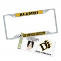 Ohio Dominican University Metal License Plate Frame And Sticker For Front Or Back Of Car Officially Licensed Sticker Combo 
