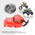 Goofit Alloy Pull Start Recoil Starter With Flywheel Replacement For 2 Stroke 47cc 49cc Pocket Coolster Ssr Sx50 Mini Dirt Bike