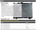 Radiator With Transmission Cooler Compatible 1987-1999 Dodge Dakota