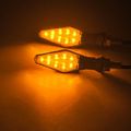 Wanheyao 4 Pack Motorycle Amber Blue Led Turn Signal Lights Indicators Bllinker For Sport Street Racing Bike Honda Yamaha