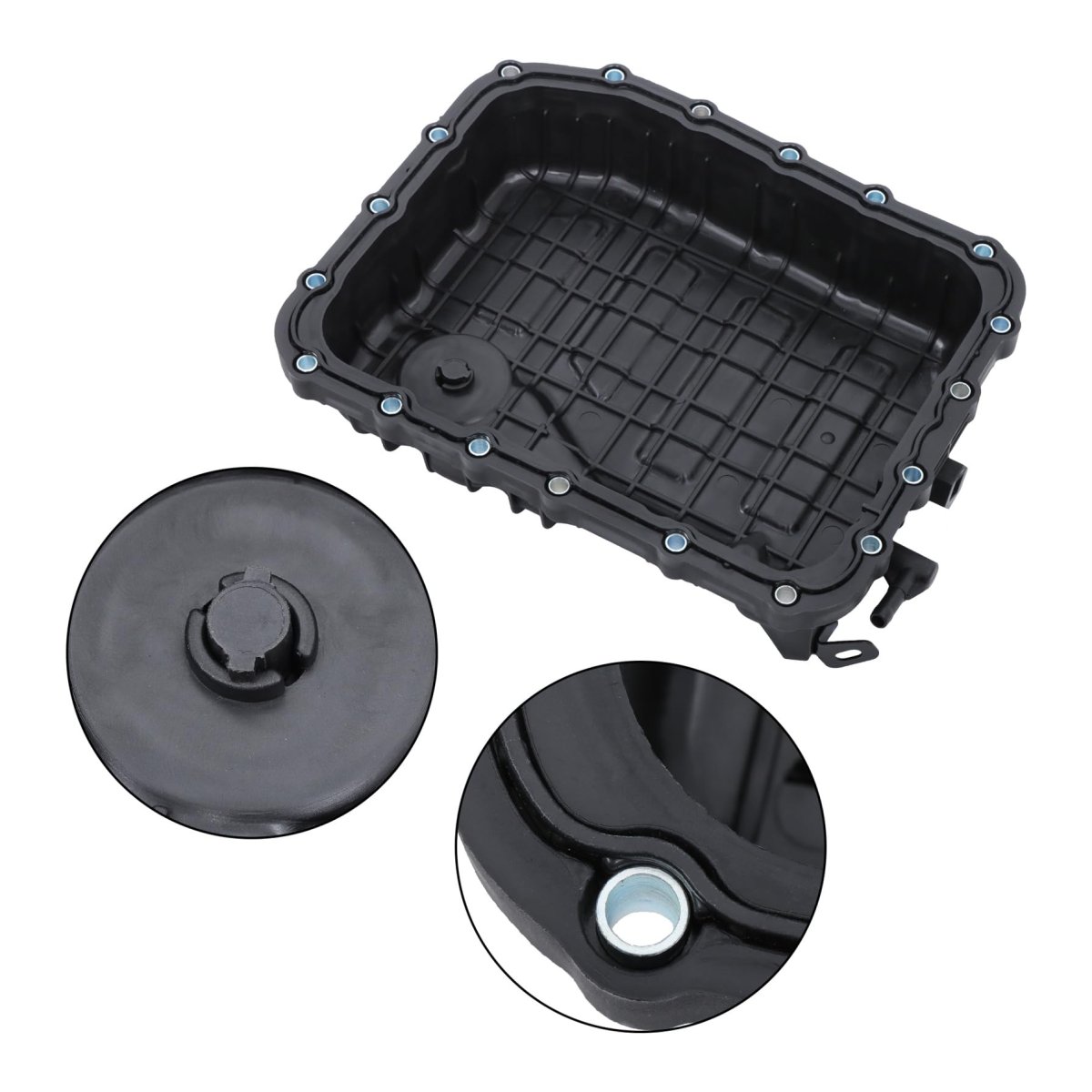 Transmission Oil Pan With Drain Plug And Gasket Replacement For 452802f000