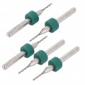 Uxcell 1mm Tip 10mm Cutting Depth 1 8 Inch Shank Helical Grooved Micro Drill Bits 5 Pcs