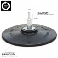 Gp12735 Hook And Loop Rotary Backing Pad With Drill Attachment 4 5 In Diameter Flat Rigid Rubber For Sanding Polishing 3250 Max