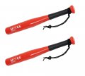 Mytee Products 2 Pack 18 Aluminum Tire Thumper Bat With Strap Anti Slip Grip Durable Checker For Truckers Red Knocker Wrapped 