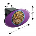 Willy Wonka And The Chocolate Factory Logo Oval Tow Trailer Hitch Cover Plug Insert