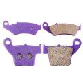 Carbon Fiber Brake Pads Front And Rear Fa185 Fa346 For Honda Cr125r 2002 2007 Crf250r 2004 2015 Crf450r Crf250x Crf450x 