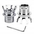 Front Axle Nut Cover Cap Cnc Aluminum Alloy Prevent Leakage Motorbike Modification Crown Style Fit For Sportster 883 1200 