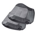 Front Driver Passenger Side Bottom Replacement Cloth Seat Covers Drak Gray For Ford F150 Xlt 2001 2002 2003 