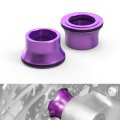 Nicecnc Purple Front Wheel Hub Spacer Bushing Collars O-ring For Surron Light Bee X S L1e Segway X160 X260 Cnc Aluminum 