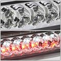 Dodge Ram Dr Dh D1 Dc Dm High Mount Dual Row Led 3rd Brake Cargo Reverse Light Chrome Housing