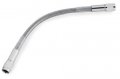 Goodridge Universal Brake Hoses 28in Stainless Steel With Chrome Ends 