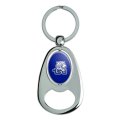 Graphics More Tennessee State University Primary Logo Keychain Chrome Metal Spinning Oval Bottle Opener 
