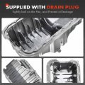 A-premium Engine Oil Pan Sump With Drain Plug Gasket Compatible Honda Civic Ex Gx Hx 1996-2000 Acura El Base 1997-2000 L4 1 6l