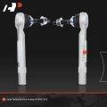 A-premium 2 X Front Outer Tie Rod Ends Compatible With Tesla S 2016-2021